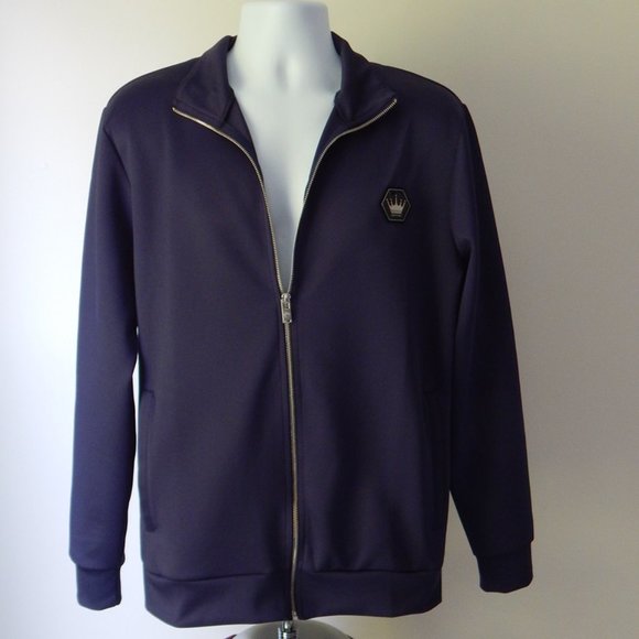 BERTIGO Performance Crown ELI Zip Up Jacket Navy MEDIUM Made in Turkey
